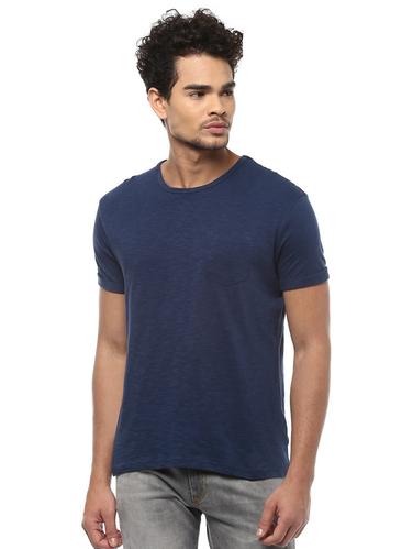 blue cotton t-shirt - 15729934 - Very Small Image - 1