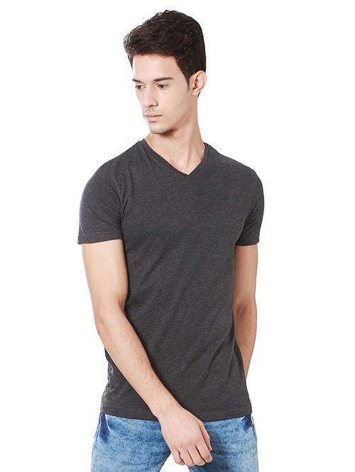 grey cotton blend t-shirt - 15729943 - Standard Image - 1