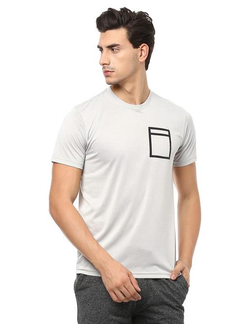 grey polyester t-shirt - 15729949 - Standard Image - 1