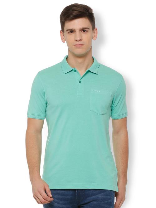 blue cotton pocket t-shirt - 15729961 - Standard Image - 1