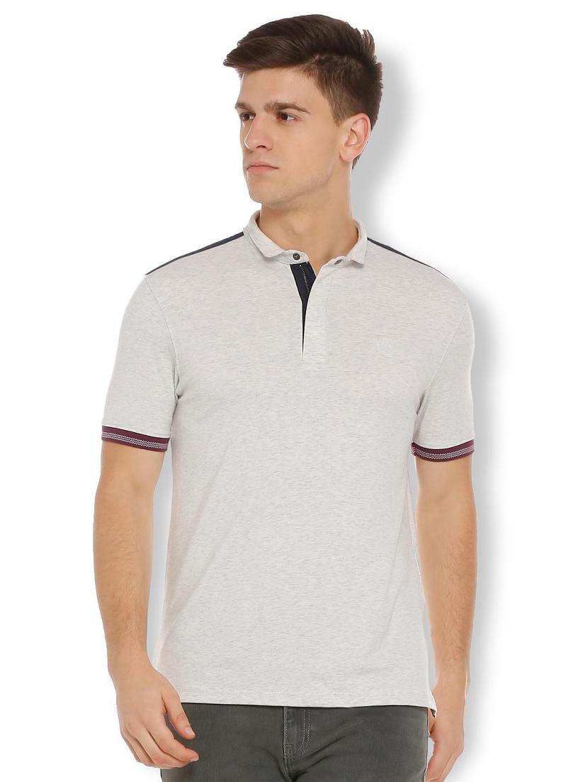beige polyester t-shirt - 15729976 - Zoom Image - 1