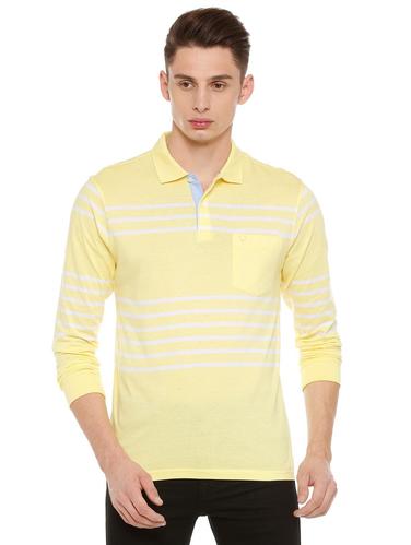 yellow cotton pocket t-shirt - 15729988 - Very Small Image - 1
