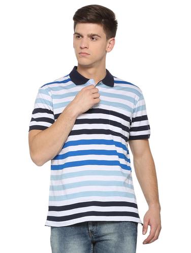 blue cotton pocket t-shirt - 15729989 - Very Small Image - 1