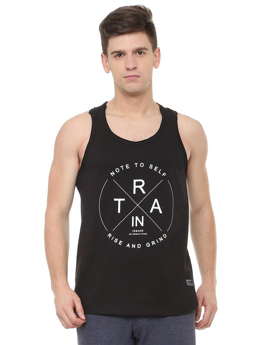 black cotton vest - 15729993 - Zoom Image - 1
