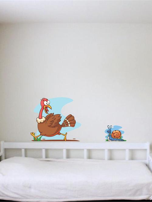 Wall Decals ' Snail n Turkey ' Wall stickers (PVC Vinyl) - 15730183 - Standard Image - 1