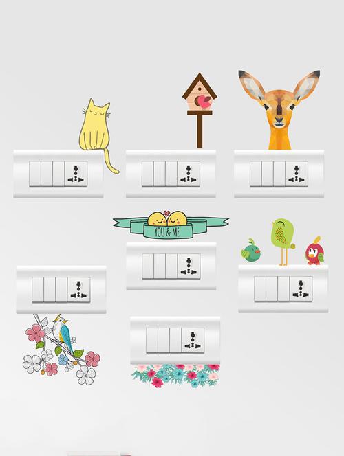 Wall Decals ' Color Switch Board Combo No.37 ' Wall stickers (PVC Vinyl) - 15730205 - Standard Image - 1