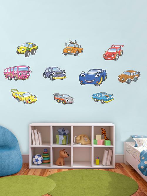 Wall Decals ' Toy Car Colour Decals ' Wall stickers (PVC Vinyl) - 15730213 - Standard Image - 1