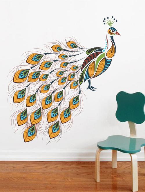Wall Decals ' Peacock ' Wall stickers (PVC Vinyl) - 15730224 - Standard Image - 1