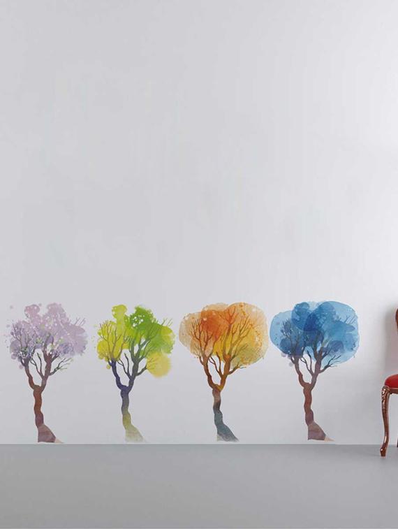 Wall Decals ' Colorful Tree Sticker ' Wall stickers (PVC Vinyl) - 15730238 - Zoom Image - 1