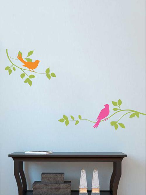 Wall Decals ' Birds n Tree Sticker ' Wall stickers (PVC Vinyl) - 15730240 - Standard Image - 1
