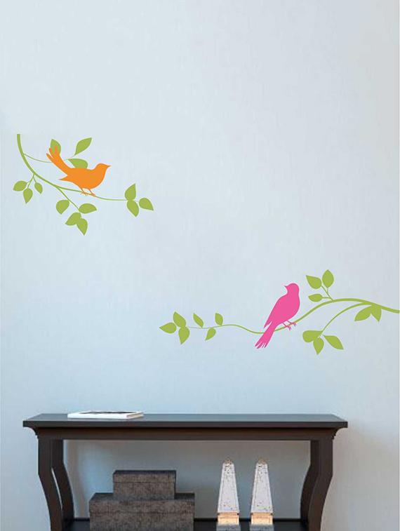 Wall Decals ' Birds n Tree Sticker ' Wall stickers (PVC Vinyl) - 15730240 - Zoom Image - 1