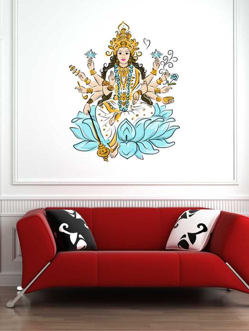 Wall Decals ' Goddess Lakshmi Sticker ' Wall stickers (PVC Vinyl) - 15730244 - Standard Image - 1
