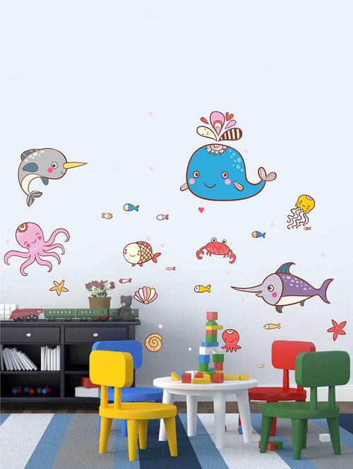 Wall Decals ' Underwater Life Sticker ' Wall stickers (PVC Vinyl) - 15730245 - Standard Image - 1