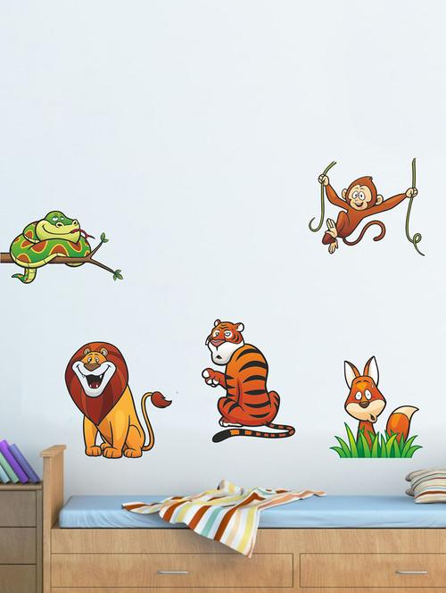 Wall Decals ' Wild Animals Sticker ' Wall stickers (PVC Vinyl) - 15730250 - Standard Image - 1