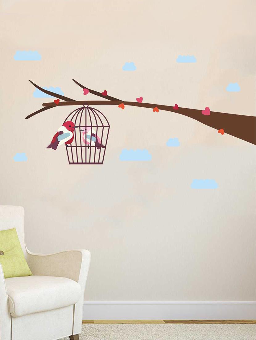 Wall Decals ' Bird Cage ' Wall stickers (PVC Vinyl) - 15730260 - Zoom Image - 1