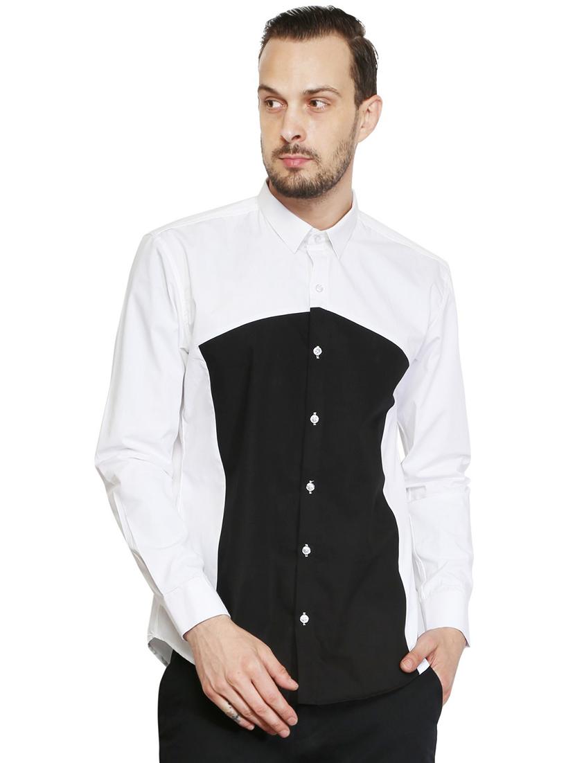 white cotton casual shirt - 15730306 - Zoom Image - 1