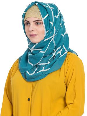 blue cotton stole - 15730382 - Standard Image - 2