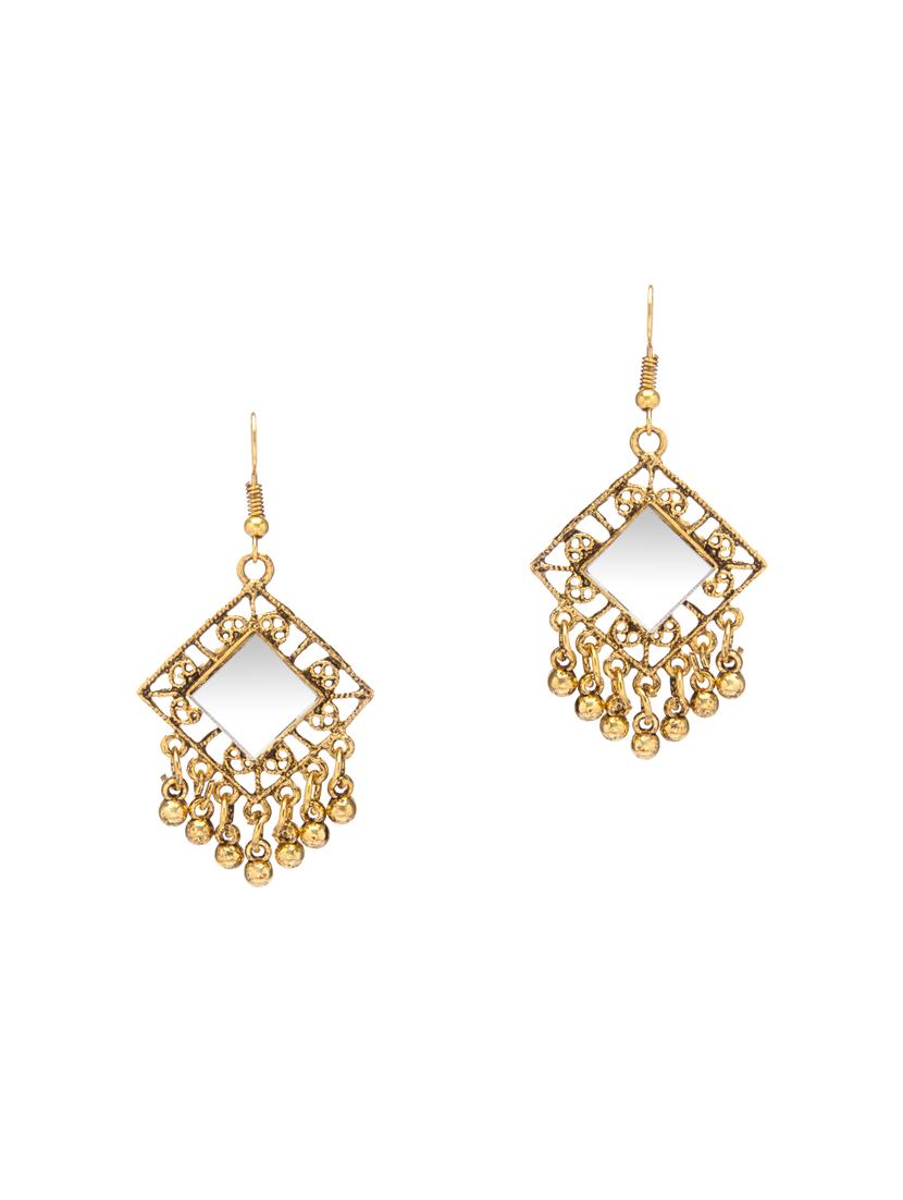 Gold Tone Drop Earrings - 15730460 - Zoom Image - 1