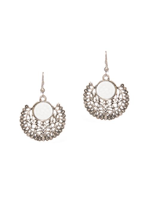 Silver Tone Drop Earrings - 15730462 - Standard Image - 1