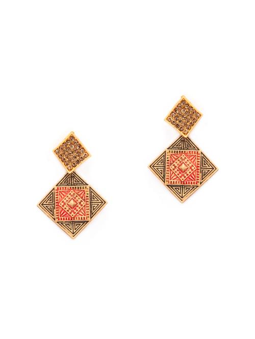 Gold Tone Drop Earrings - 15730478 - Standard Image - 1