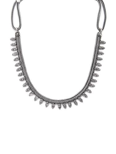 Silver Short Necklace - 15730583 - Very Small Image - 1