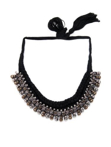 Silver Tone Short Necklace - 15730585 - Very Small Image - 1