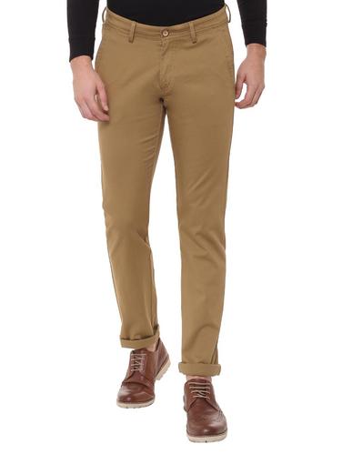 brown cotton blend chinos - 15730834 - Very Small Image - 1