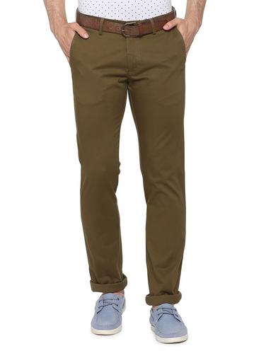 green cotton blend chinos - 15730837 - Very Small Image - 1