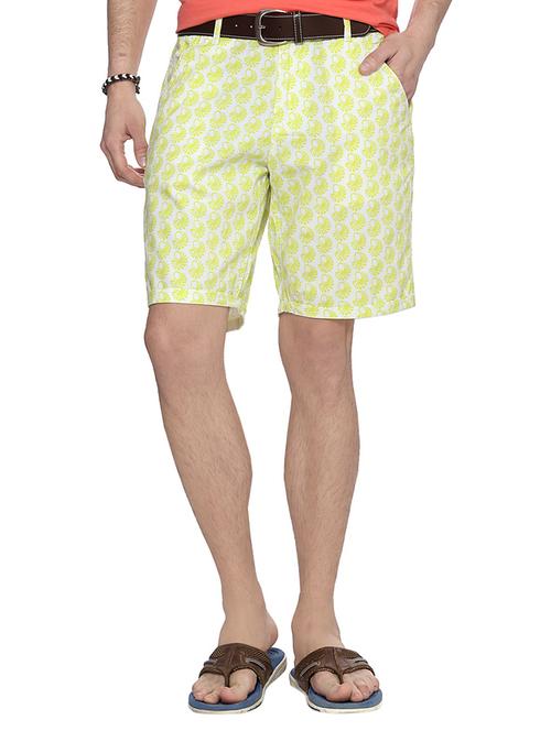 yellow cotton shorts - 15730845 - Standard Image - 1