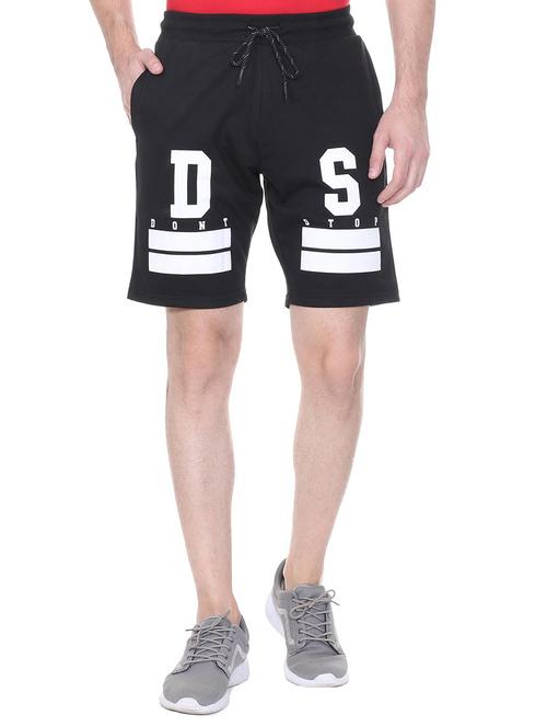 black polyester blend shorts - 15730847 - Standard Image - 1