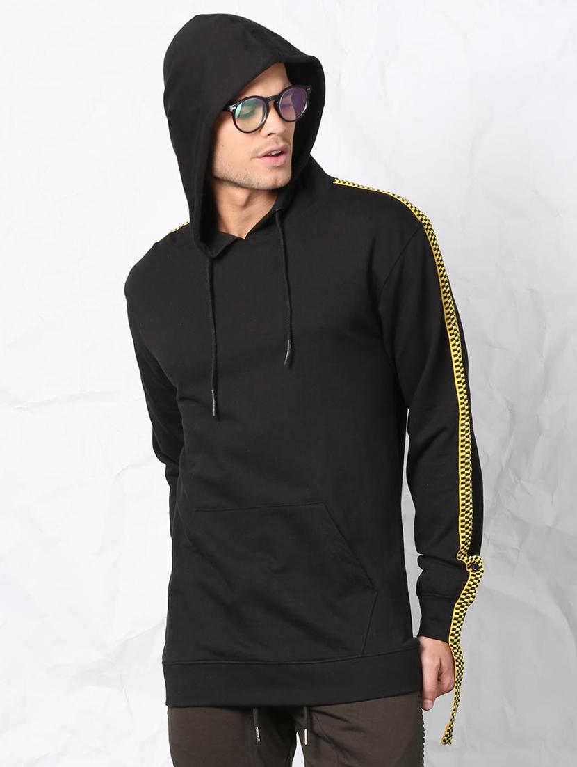 black cotton sweatshirt - 15730859 - Zoom Image - 1