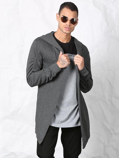 grey polyester shrug - 15730860 - Standard Image - 1