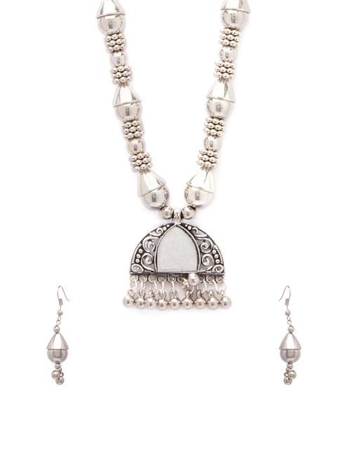 Gold Tone Necklace & Earrings Set - 15731251 - Standard Image - 1