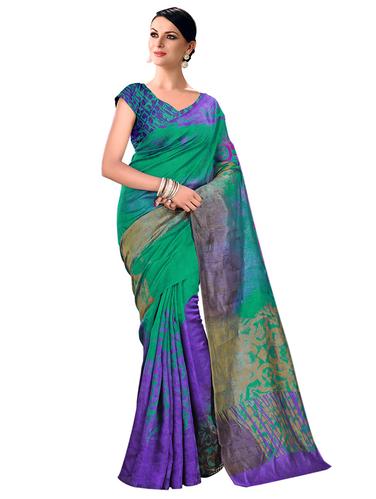 abstract bhagalpuri saree with blouse - 15731360 - Very Small Image - 1