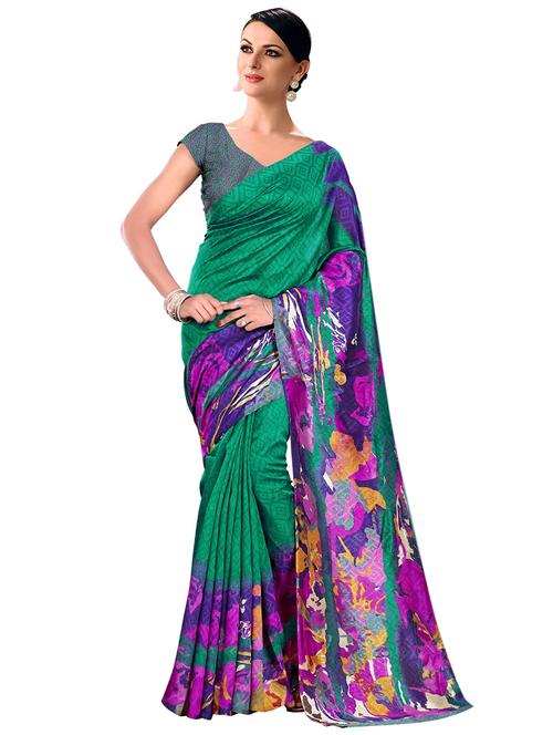 abstract bhagalpuri saree with blouse - 15731372 - Standard Image - 1