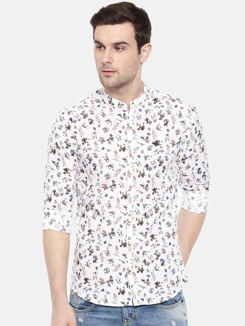white cotton casual shirt - 15731558 - Zoom Image - 1