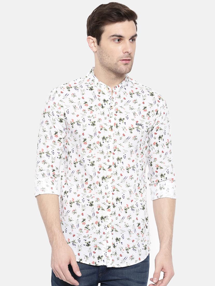 white cotton casual shirt - 15731559 - Zoom Image - 1