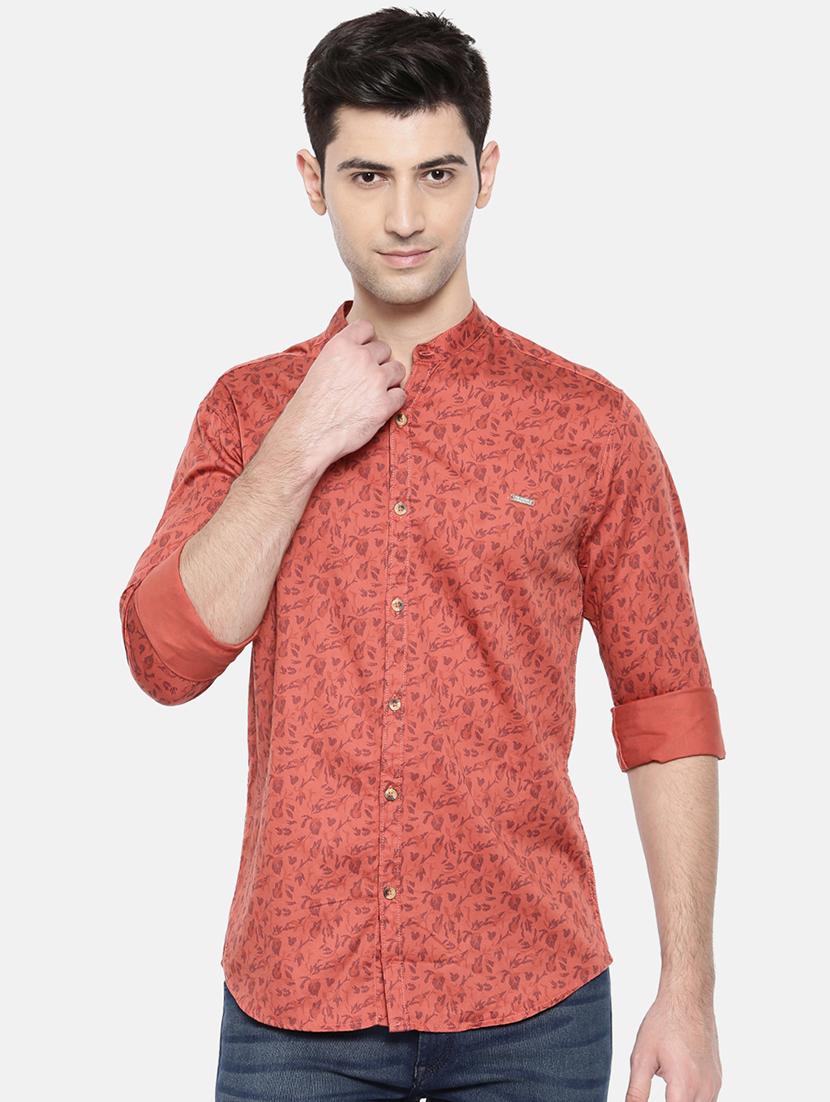 red cotton casual shirt - 15731561 - Zoom Image - 1