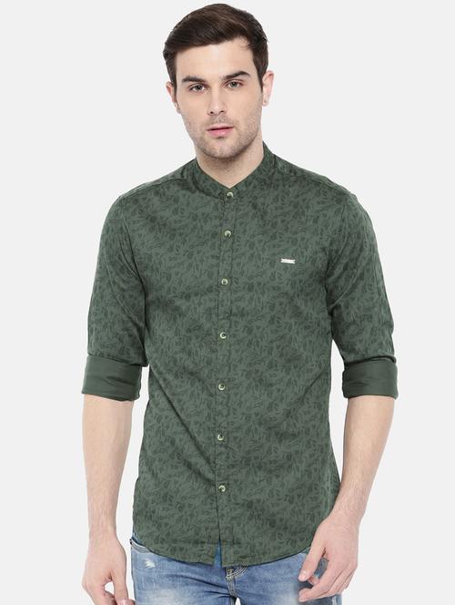 grey cotton casual shirt - 15731563 - Standard Image - 1