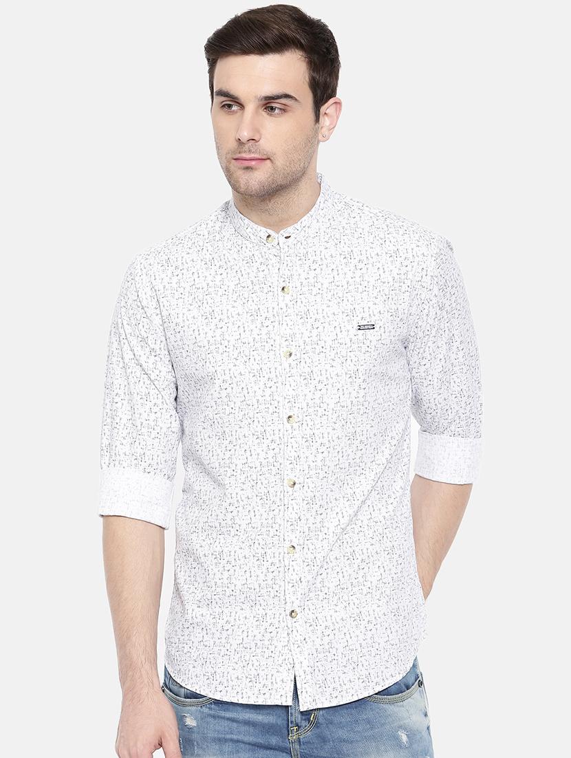 white cotton casual shirt - 15731564 - Zoom Image - 1
