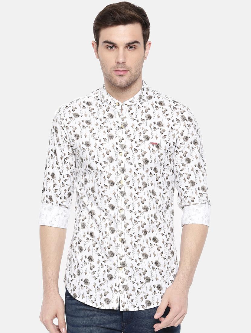 white cotton casual shirt - 15731566 - Zoom Image - 1