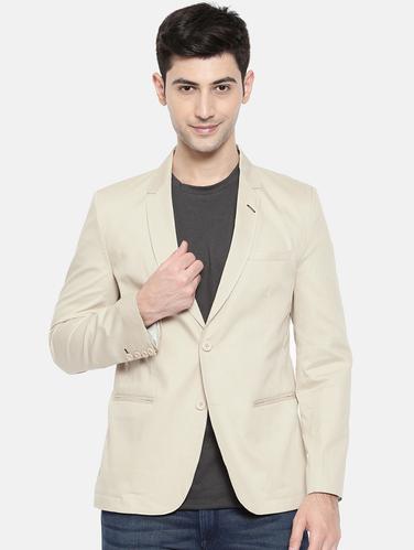 white cotton single breasted blazer - 15731680 - Very Small Image - 1