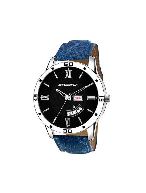 Round dial analog watch (910101BK) - 15731691 - Standard Image - 1