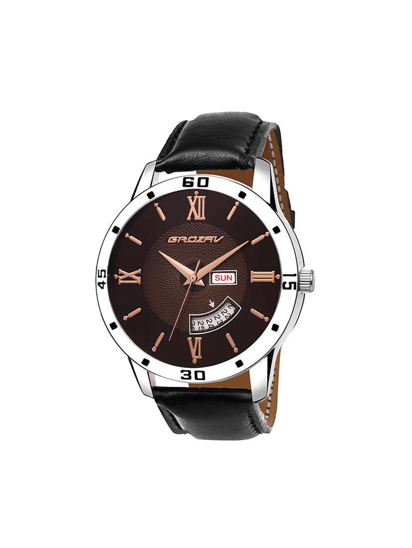 Round dial analog watch (910101BR) - 15731700 - Zoom Image - 1
