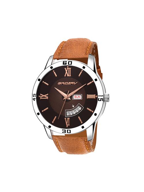 Round dial analog watch (910101BR) - 15731701 - Standard Image - 1