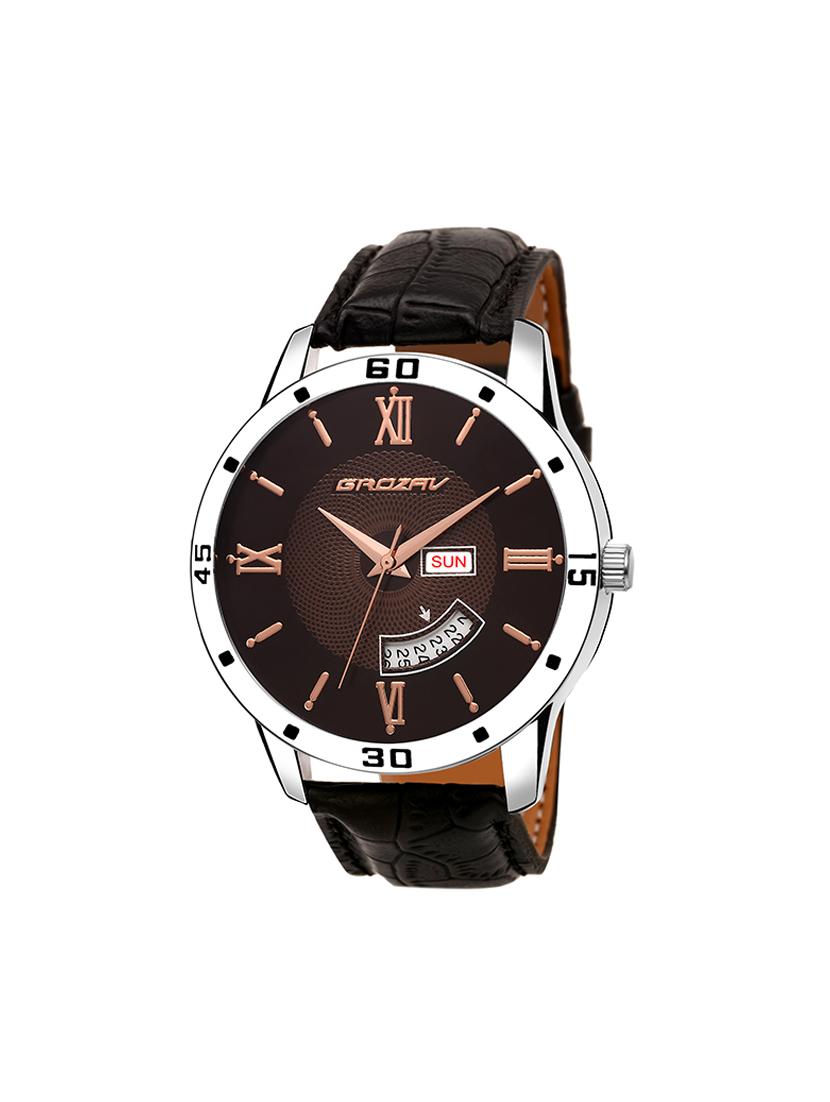 Round dial analog watch (910101BR) - 15731702 - Zoom Image - 1