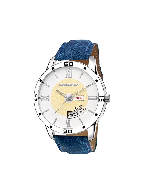 Round dial analog watch (910101WT) - 15731715 - Standard Image - 1