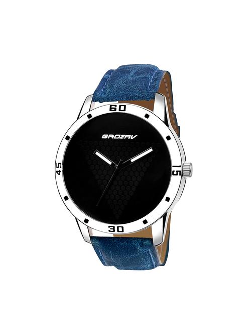 Round dial analog watch (910102BK) - 15731721 - Standard Image - 1