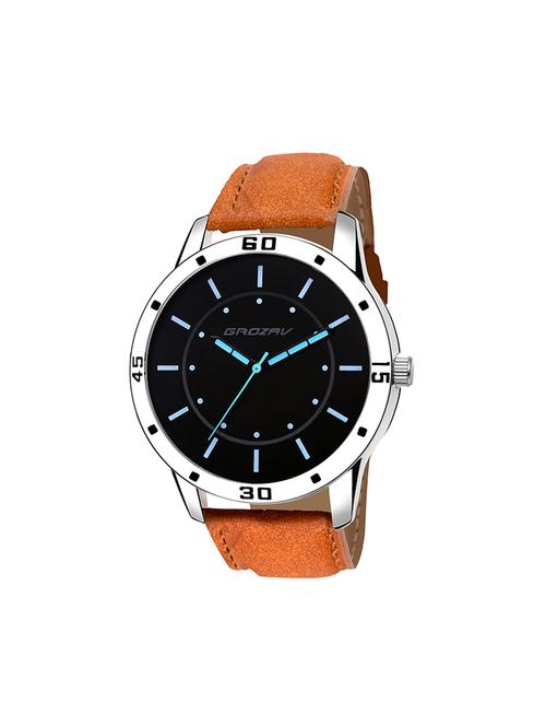 Round dial analog watch (910103BK) - 15731727 - Standard Image - 1
