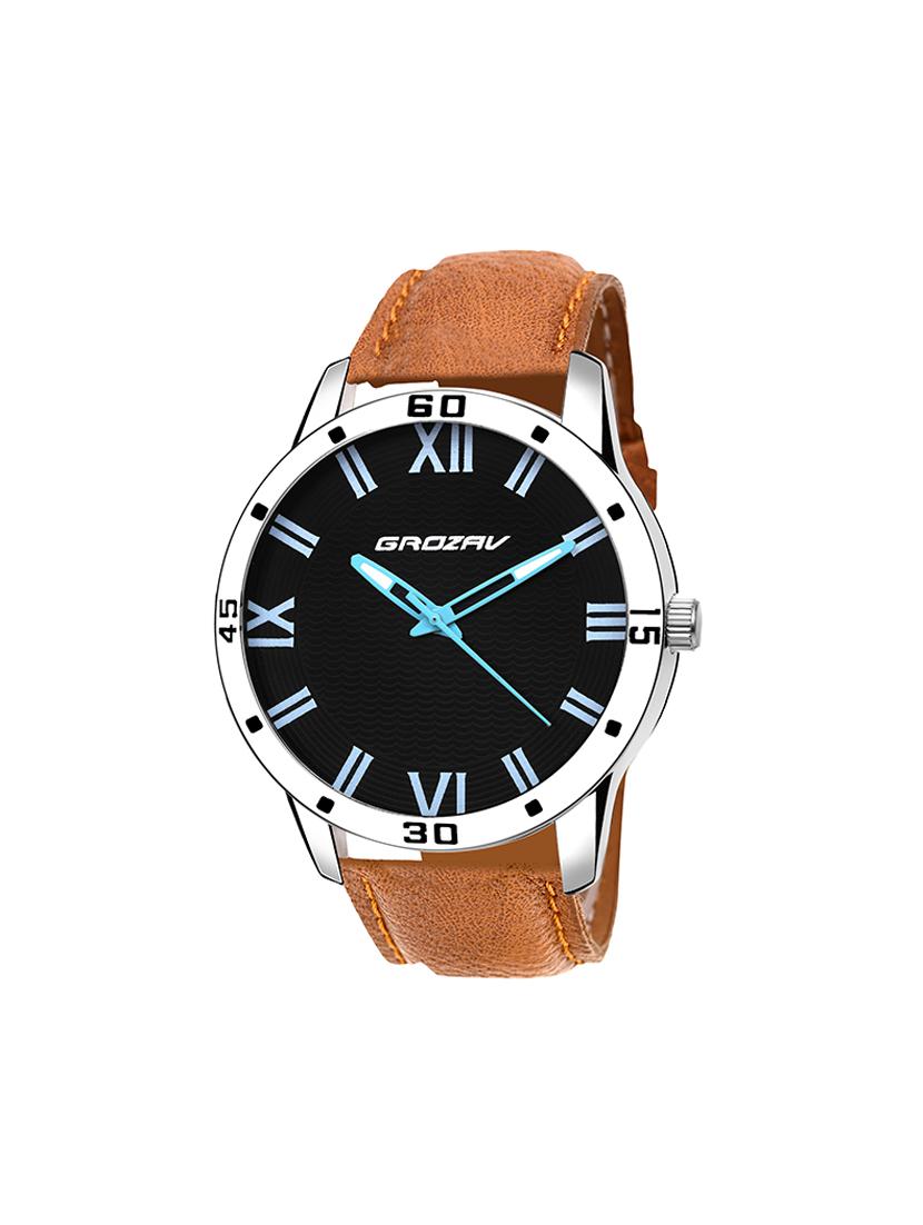 Round dial analog watch (910104BK) - 15731730 - Zoom Image - 1